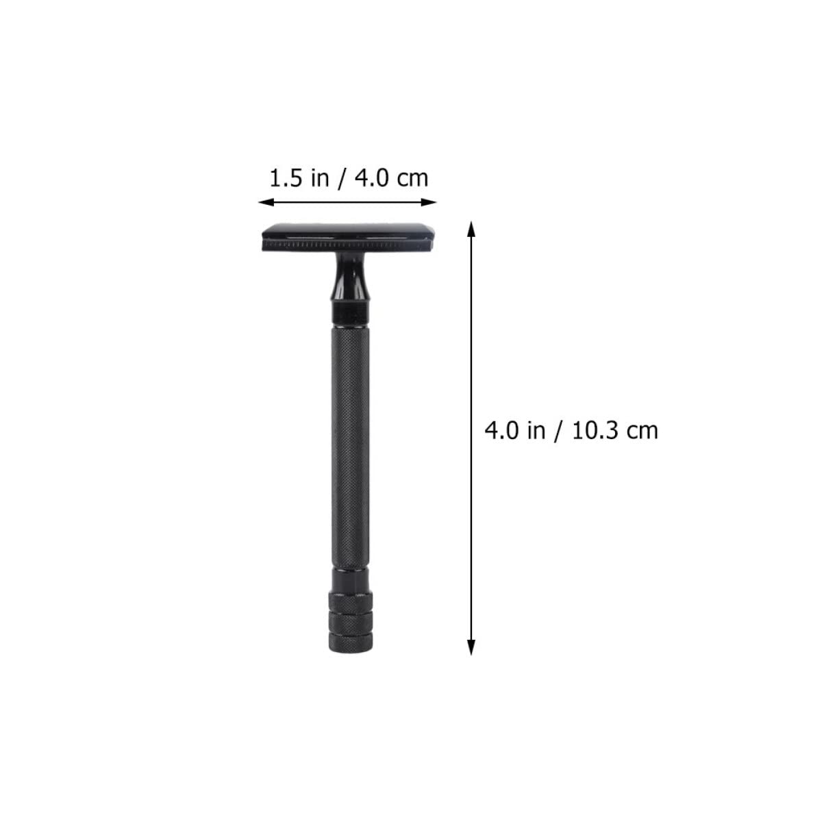 FRCOLOR 3sets Rasoio Manuale Di Sicurezza Con Manico Ergonomico Per Barba Da Viaggio Compatto Con Lamette e Pennello Per Uso Domestico e Hotel