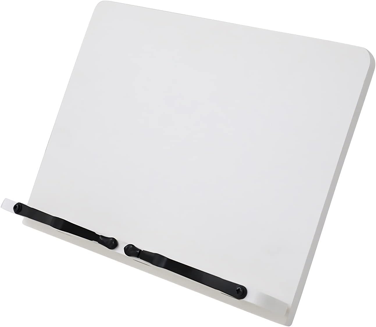 Buchständer, Plattenständer, verstellbarer und faltbarer Buchhalter, Buchstütztablett und Seitenklammern, Schulbücher, Dokumente, Musikbücher, Rezepthalter