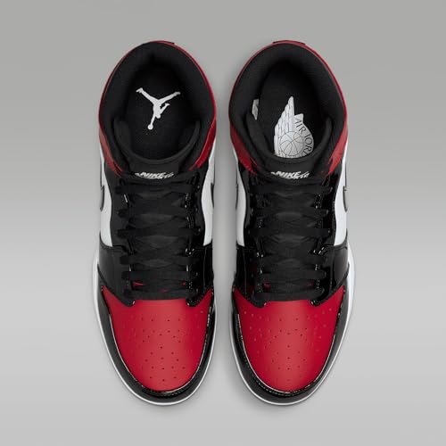 Jordan 1 Mid TD Men's Football Cleat (FJ6805-601, Gym Red/White/Black)4