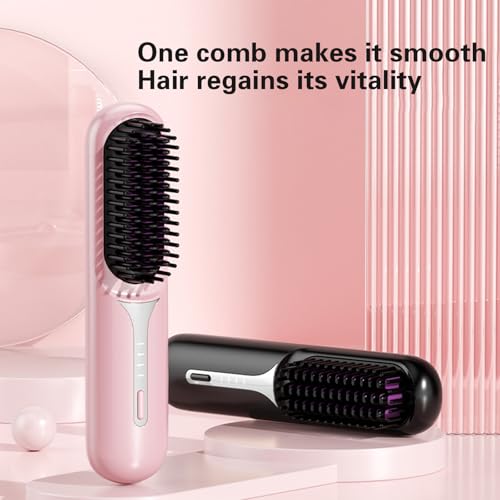 Plancha de Pelo Compacta Portátil con Temperatura Ajustable miniatura 6