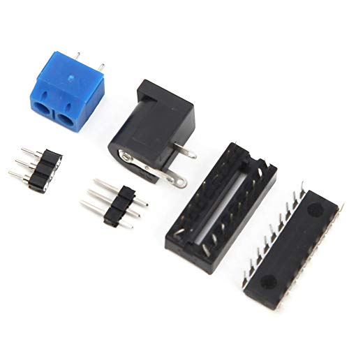 Image of Walfront DIY Frequency Counter Kit 1Hz-50MHz Crystal Oscillator Tester with 5-Digit LED Display Auto Range for Radio Transceiver Circuit Measurement
