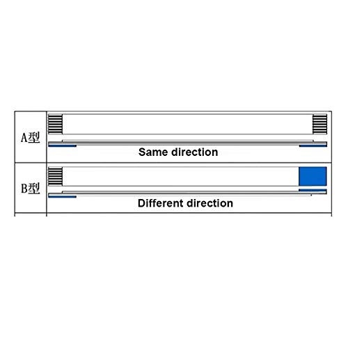 Gimax 100pcs 1.0mm-16P-100mm AWM 20624 100mm Length 1.0mm Pitch 16Pin Isotropy Flexible Flat Cable FFC/FPC Sixteen Pin