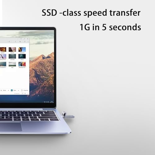 SSD externe portable 128 Go double USB-C et USB-A ModusTech doré pour PC et Mac