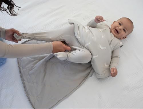 Image of GUNAMUNA Sleep Sacks for Babies Toddlers and Newborns, Easy Changing Diaper Zipper, Cozy, 2.5 TOG