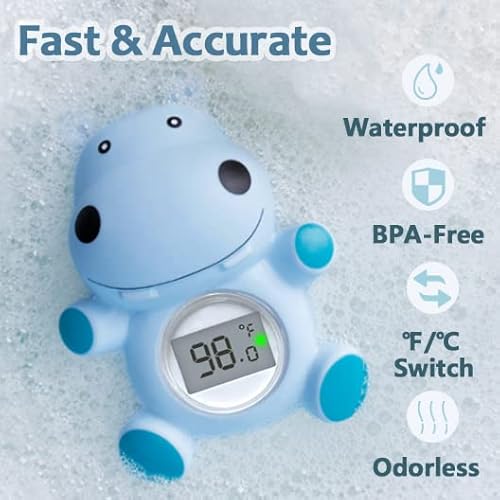 image for IOG Baby Bath Tub Thermometer for Newborn - Bathtub Water Temperature 