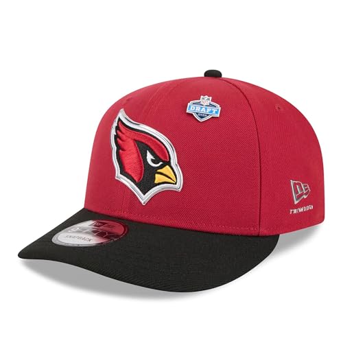 New Era Men's Cardinal/Black Arizona Cardinals 2026 NFL Draft On Stage Pre-Curved 9FIFTY Snapback Hat
