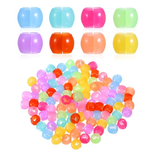 Pinzas mini para cabello, 100 unidades colores jelly miniatura 1