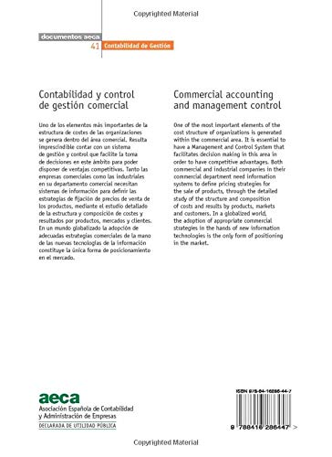 CONTABILIDAD Y CONTROL DE GESTIÓN COMERCIAL (Documentos AECA. Principios Contabilidad Gestion)