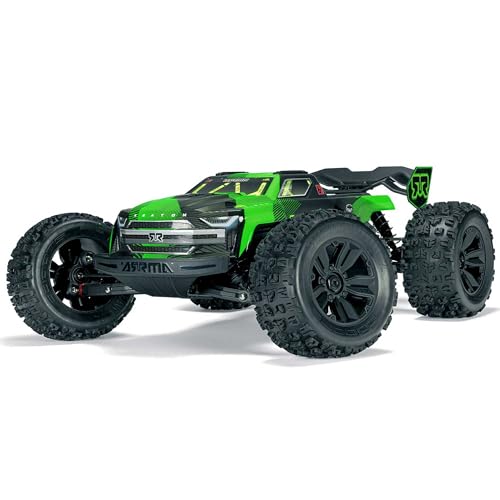 Image of ARRMA RC Truck 1 /8 KRATON 4X4 6S BLX BRUSHLESS V6 Speed Truck RTR (Lipo Battery and Charger Not Included) (Green /Black), ARA8608V6T3