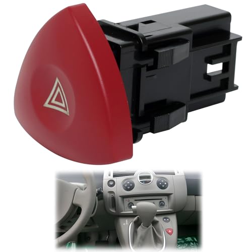 Compatibilità: pulsante di pericolo Per Espace MK4, Laguna MK2, Trafic EL, FL, JL, Vauxhall Vivaro E7.