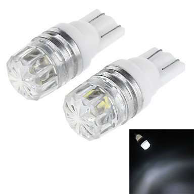 DBRGR® t10 0.5w 100lm 8000k 1 guidata paglia