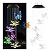 Produktbild MINGMIN-DZ Dauerhaft Energy Efficient Solar-Farbwechsel LED-Schmetterling Wind Chimes Balkon-Kind-Raum-Dekor-Garten Hängeleuchte Lampe Dekoration (Color : A)