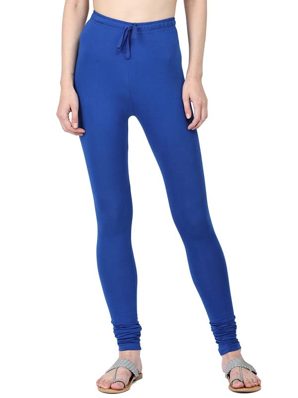 Image of Robinbosky Cotton Churidhar Leggings for Women - Stylish, Stretchable & Flattering Fit for All-Day Comfort