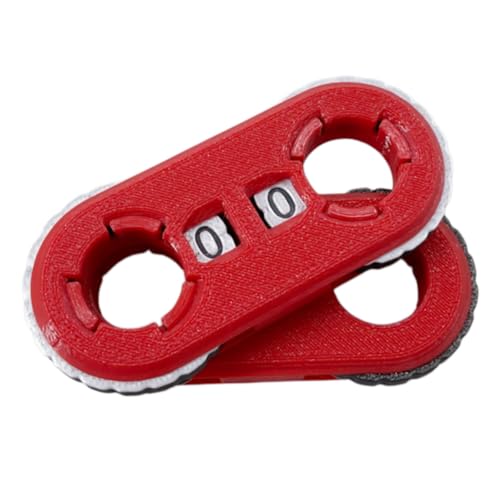 XJPONGC 2 Pack MTG Life Counter - HP Tracker with Tracking Card Slot MTG Tabletop RPG Dungeons and Dragons(Red)