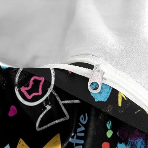 Housse de couette licorne avec impression 3D haute définition en microfibre - 8