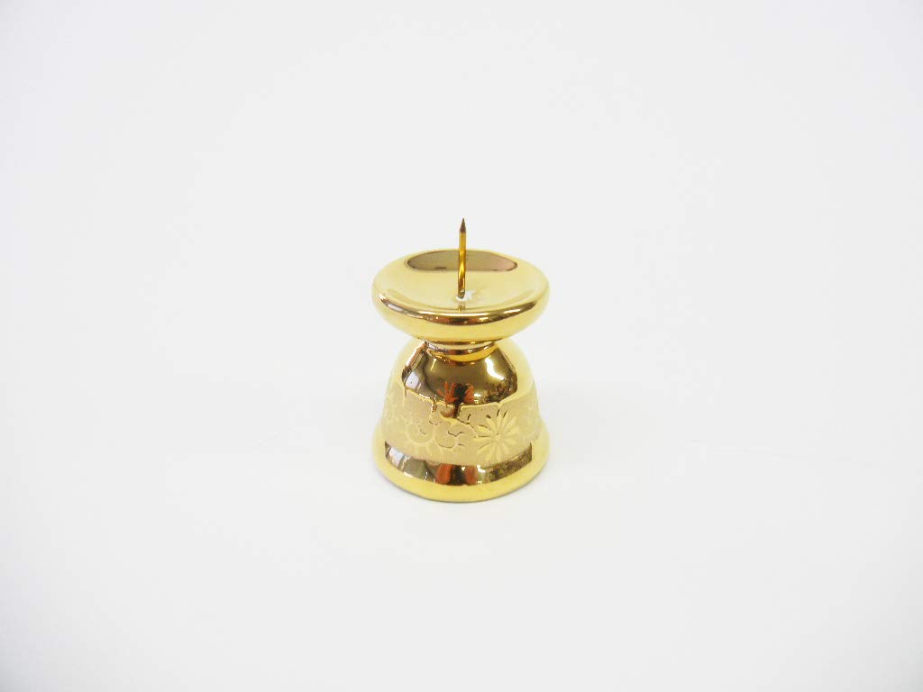 Set of seven gold arabesque mini Buddhist (japan import