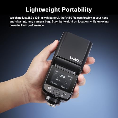 Image of Godox V480O TTL Flash for Olympus /Panasonic, V480-O GN50 Speedlite