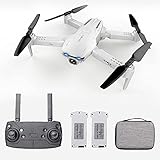 GoolRC RC Drone with Camera GPS Adjustable Wide Angle 4K 5G WiFi Gesture Photo Video MV FPV RC Quadcopter Follow Me Drone for Adults 2 Battery