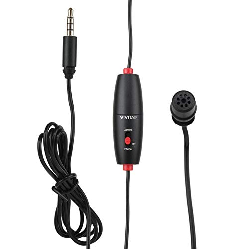 Vivitar Mini Lavalier Streaming Microphone, Black (MIC703L)