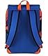 Seven Sonic Rucksack mit doppeltem ausziehbarem Fach, Blau, große Kapazität, vorgeformte Rückenlehne, Kinder, Grundschule, blau, Taglia unica, Casual
