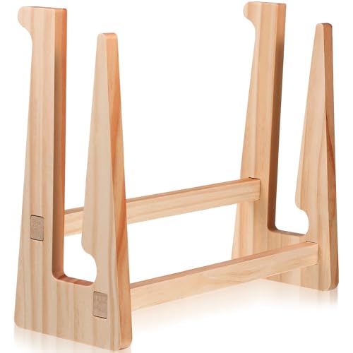 Base de madera para laptop ajustable OUNONA miniatura 1