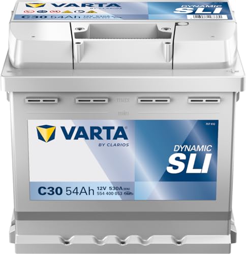 Varta 930060054B912 Silver Dynamic Batería de Arranque, 12V, 54Ah, 530A, 20.7cm x 17.5cm x 19cm