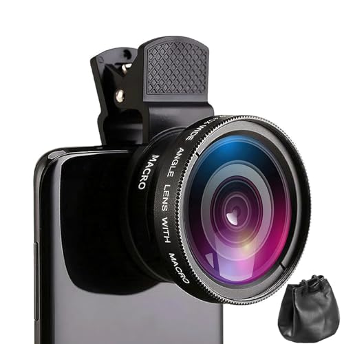 Obiettivo 2-in-1 Per Smartphone - Grandangolo 0.45x E Macro 12.5x Per IPhone E Android - Foto 6