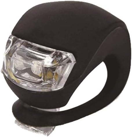 Miniatura 5 de Generic Lámpara de ciclo de luz LED de silicona 2PCS - Faros delanteros y traseros de bicicleta y luces traseras - Impermeable - NegroRojo, Circonio