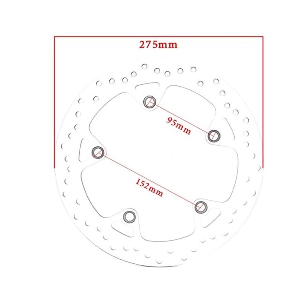Freno Disco Dischi Disco Freno Moto Per Sport R1200RT | Accessori posteriori da 275 mm per R1200GS R1200 GS R1200 RS R1200R in acciaio inossidabile