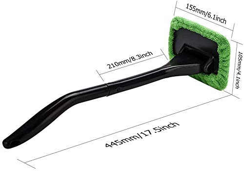 Windshield Cleaning Tool, Xindell Microfiber Cloth Car Window Cleanser Brush With Detachable Handle Auto Inside Glass Wiper Interior Accessories Car Cleaning Kit #TOP5