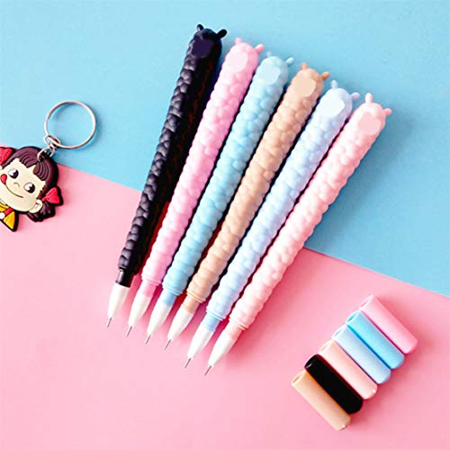 Bolígrafos gel tinta negra animal 8 pcs miniatura 6