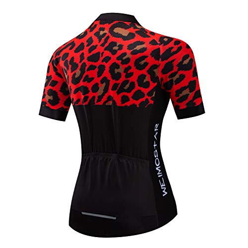 Donna Bicicletta Jersey Manica Corta Ciclo Corsa