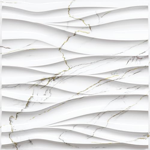 3D White Stripe 607 Wall Murals