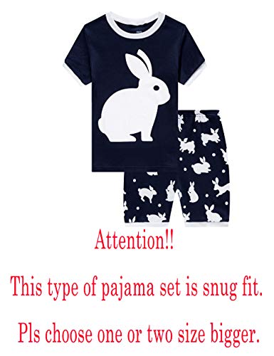 Image of KikizYe Boys Short Sleeve Pajamas Kids Summer Pjs Children Pajamas