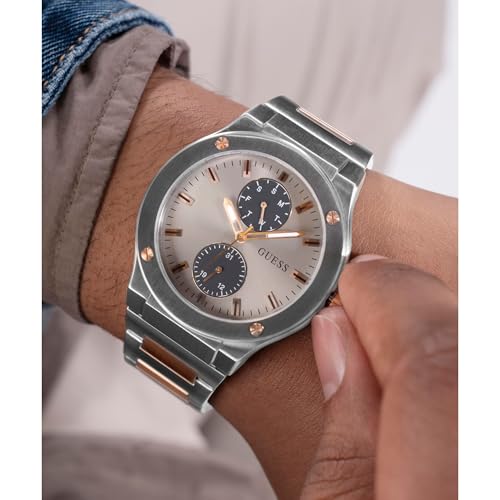 Image of GUESS Jet Analog Watch for Men with Round Dial & Water Resistant Man's Wrist Watches