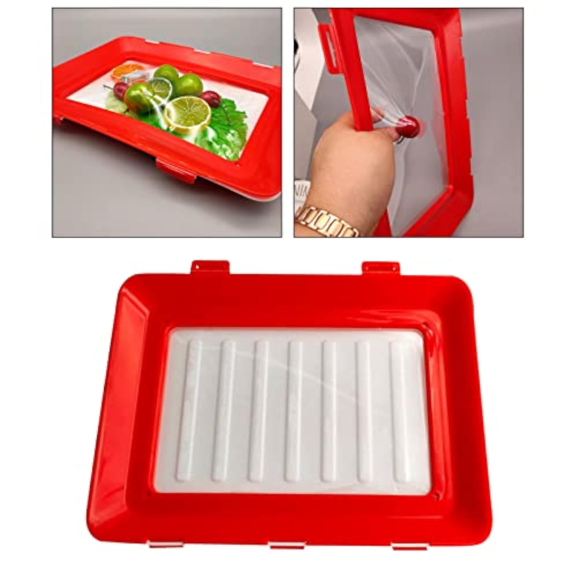 Creative Preservation Tray for Fresh Food Serving