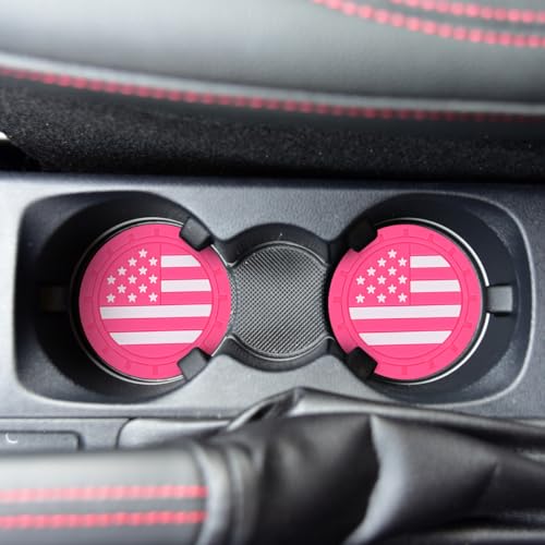 Set de 4 Posavasos American Flag para Auto miniatura 6