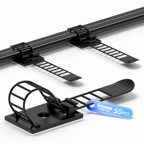 50 Stück Kabelhalter Selbstklebend, Kleber Kabelhalter Schreibtis...