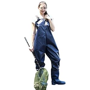 Vissen Borst steltlopers Borst steltlopers Lichtgewicht Cleated Nylon en PVC Vissen Boot voet Borst steltlopers Waterdicht Jacht Bootfoot Waterdicht