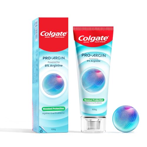 Colgate Pro Argin Toothpaste, 2X Enamel Strength, Boosted Protection Against Sensitivity, Enamel Damage, Oral pH, Cavities (100g/3.5oz)