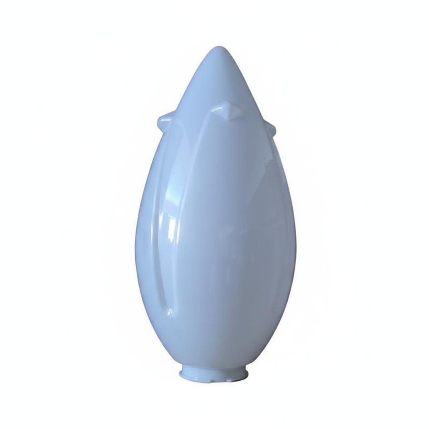 Waterproof Flower Bud Bud Lampshade White Acrylic Light Cover Plastic Street Light Housing for Courtyard, Garden, Park, 75CM 14.5CM a-image-9