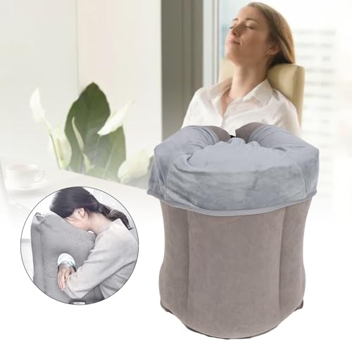 Almohada inflable de cuello PVC multifuncional miniatura 3