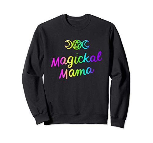 Magickal Mamá Bruja Wiccan Pagan Brujería Witchy Mamá Regalo Sudadera