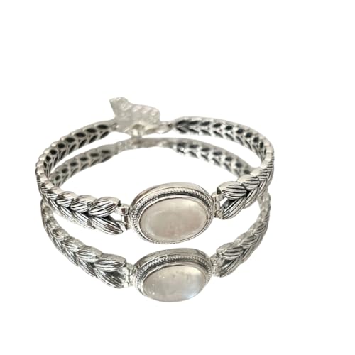 Bracelet en cristal de géométrie en argent sterling anti-allergie qui ne ternit pas pour femme