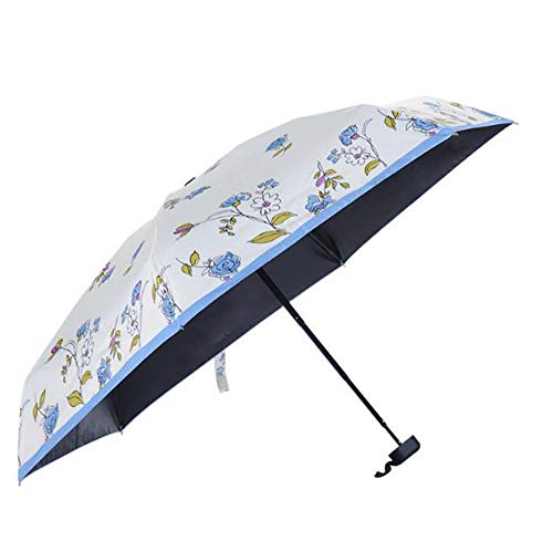 Parapluie de protection UV ultra léger bleu avec toile thermique