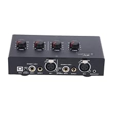 [HIGH-QUALITY AUDIO] Experience superior sound output with our 2 Channel Microphone Amplifier, designed to work seamlessly with 99% of large diaphragm 48V condenser microphones. Its advanced technology ensures high stability and balance, delivering p...
