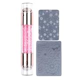 Ampliamente utilizado: el kit de estampas de uñas es ideal para manicuras en el hogar o aplicaciones de salón, satisface las variadas necesidades de estilo, lo que hace que la creación de arte sea simple pero altamente ajustable
