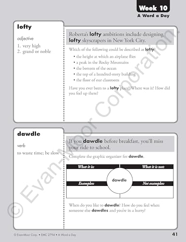 A Word a Day, Grade 4 Teacher Edition - Image 3