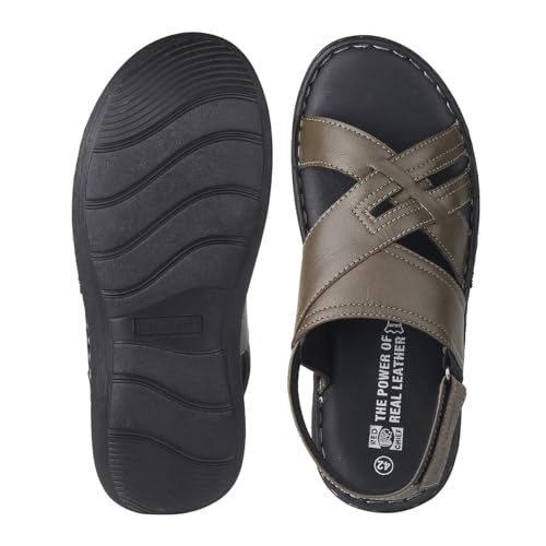 Image of Red Chief Leather Casual Sandals for Men
