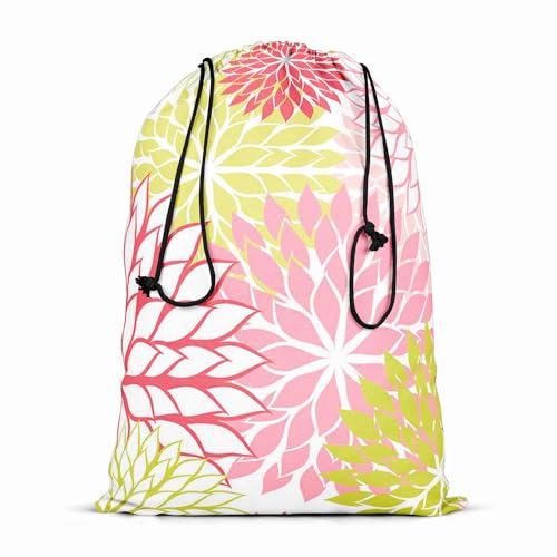 Image of ArtzFolio Hand Draw Flowers | Reusable Sack Bag | Bag for Gym, Storage, Vegetable & Travel